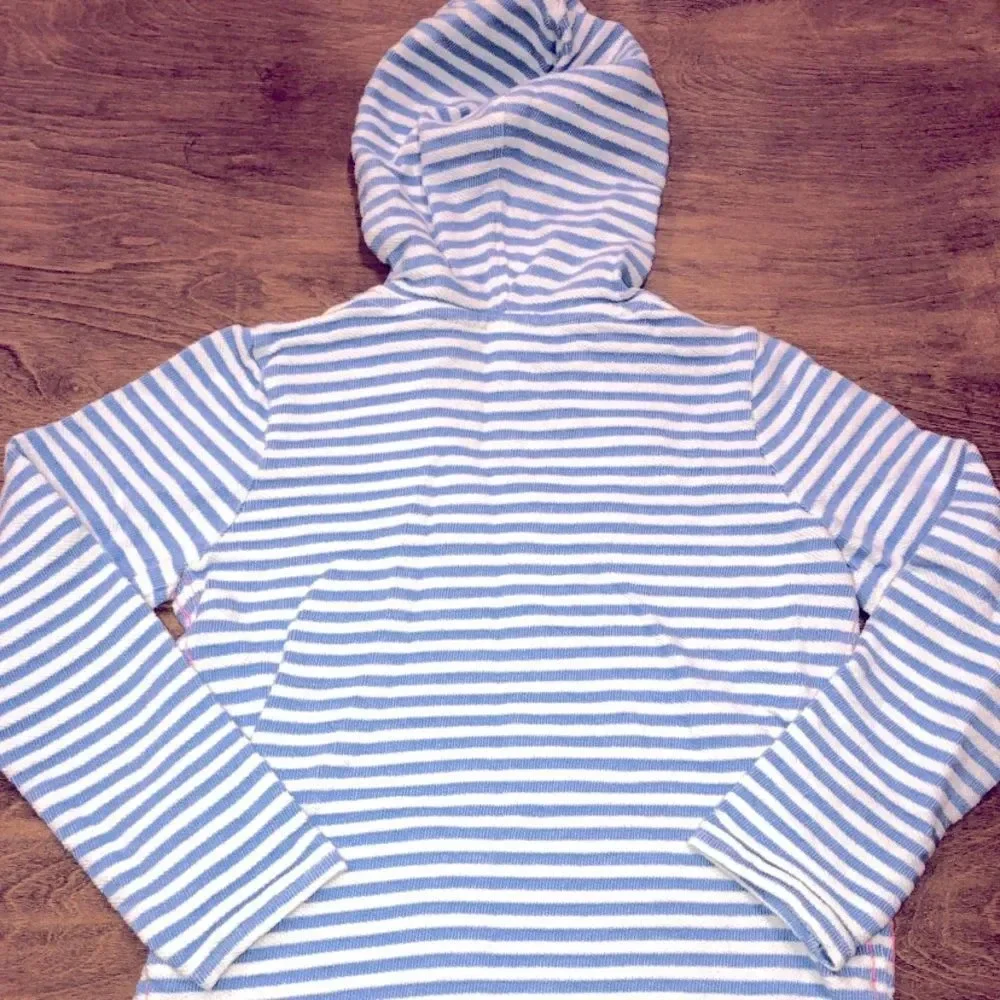 Oshkosh Girls Size 7 Cozy Striped Hoodie